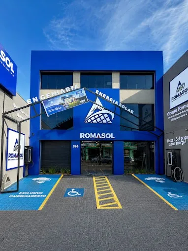 Fachada da sede da Romasol